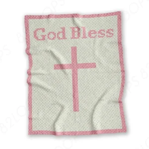 Baptism Crochet Blanket Pattern C2C