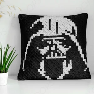 C2C Star Wars Darth Vader Pillow Cover Crochet Pattern