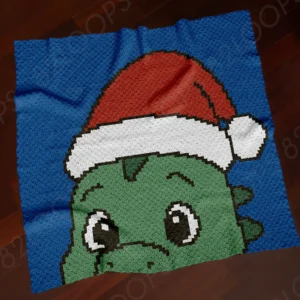 Chibi Dragon Baby Blanket Crochet Pattern C2C