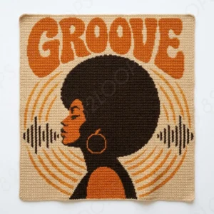 Groove Music Crochet Blanket Pattern SC