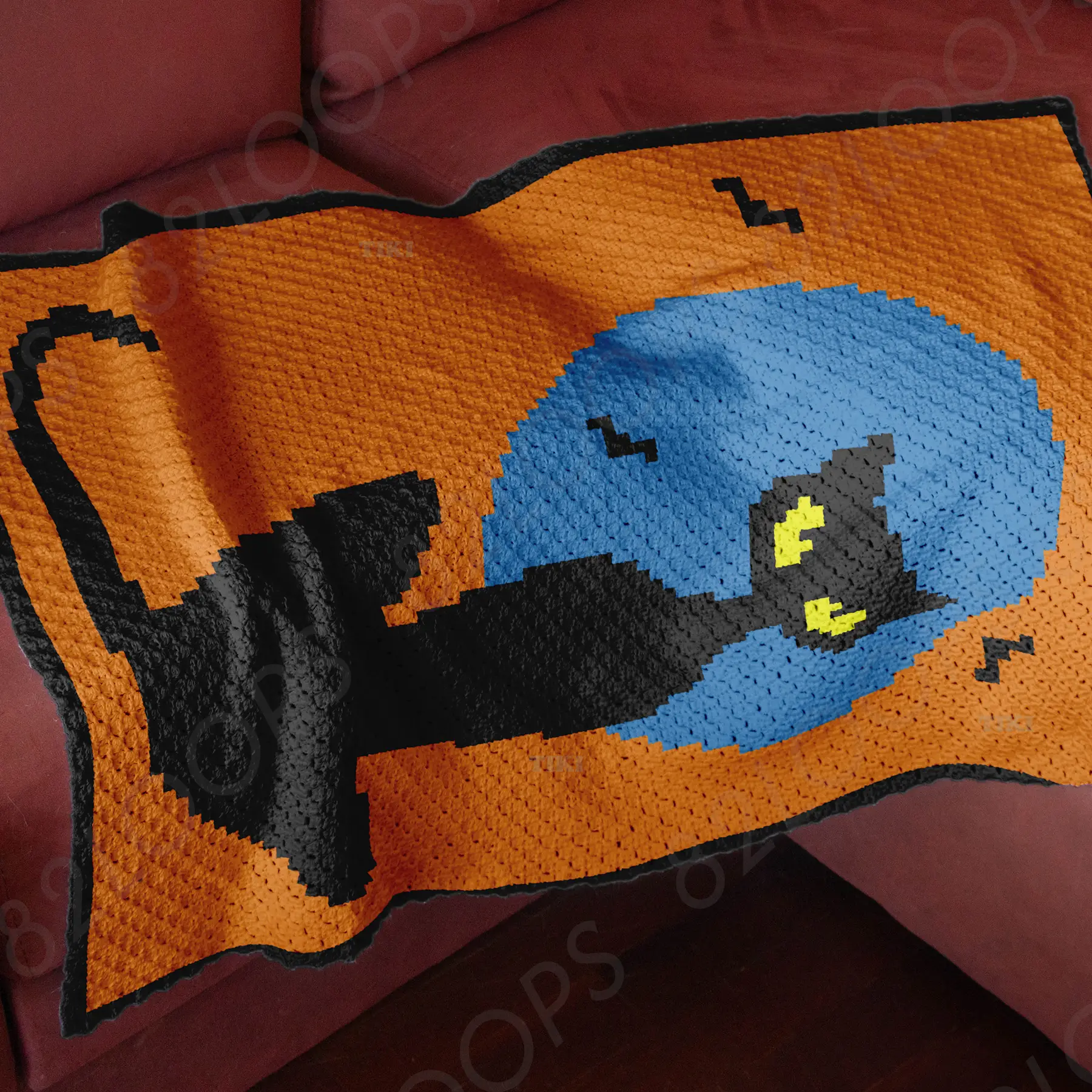 halloween cat orange throw c2c 04 halloween cat orange throw c2c 04