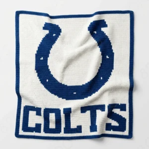 Indianapolis Colts Baby Blanket Single Crochet Pattern