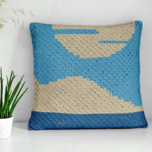 Landscape Pillow Cover Crochet Pattern C2C