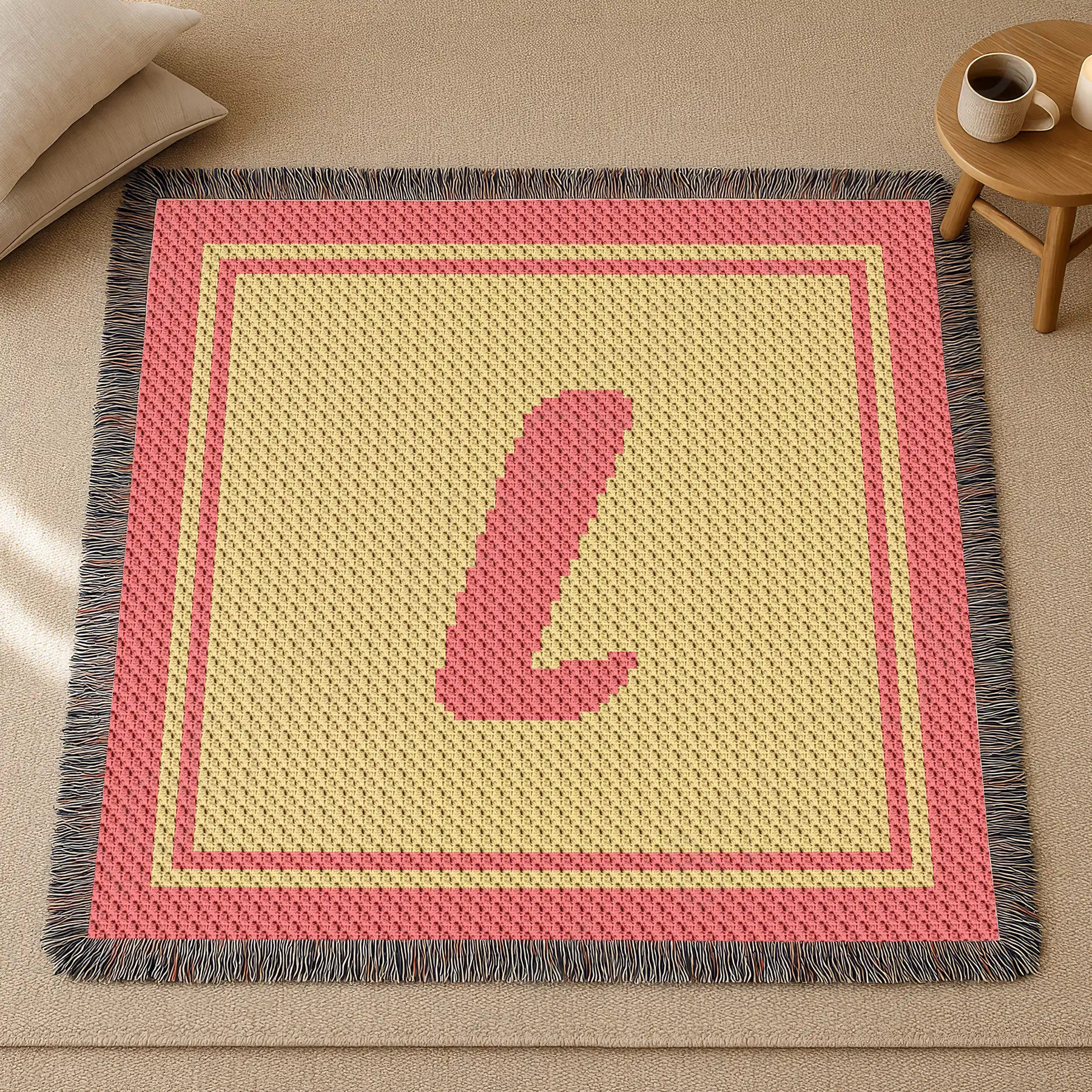 letter l blanket c2c 04 letter l blanket c2c 04