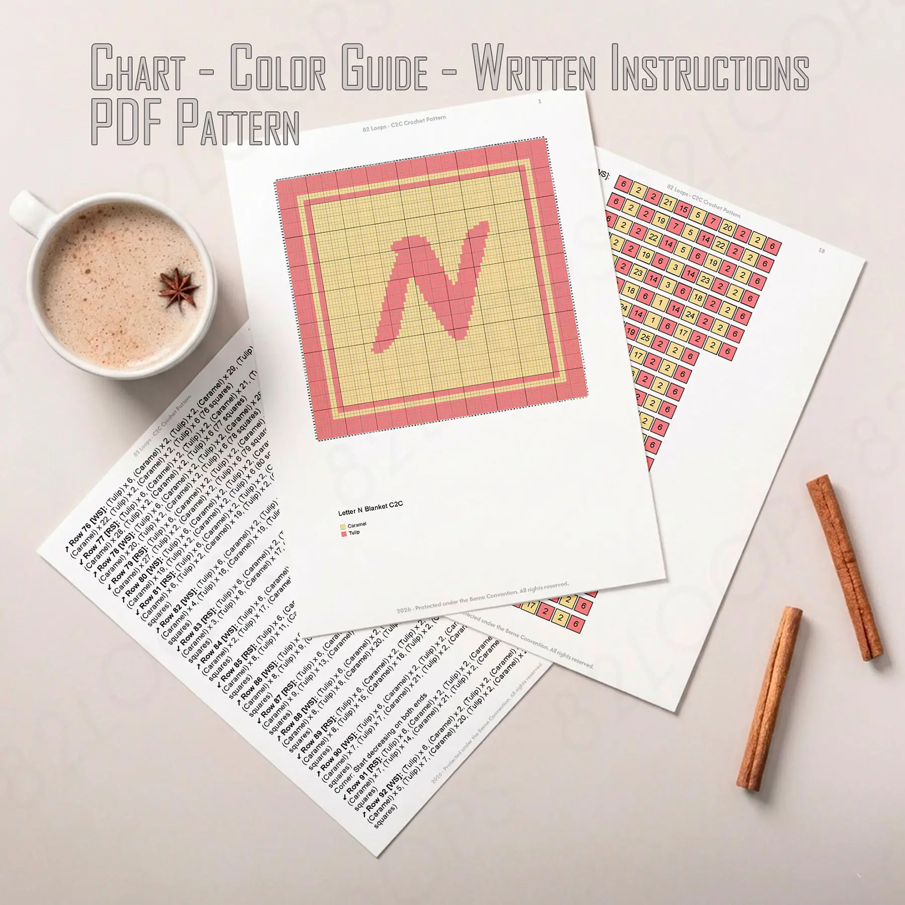 letter n blanket c2c 02 letter n blanket c2c 02