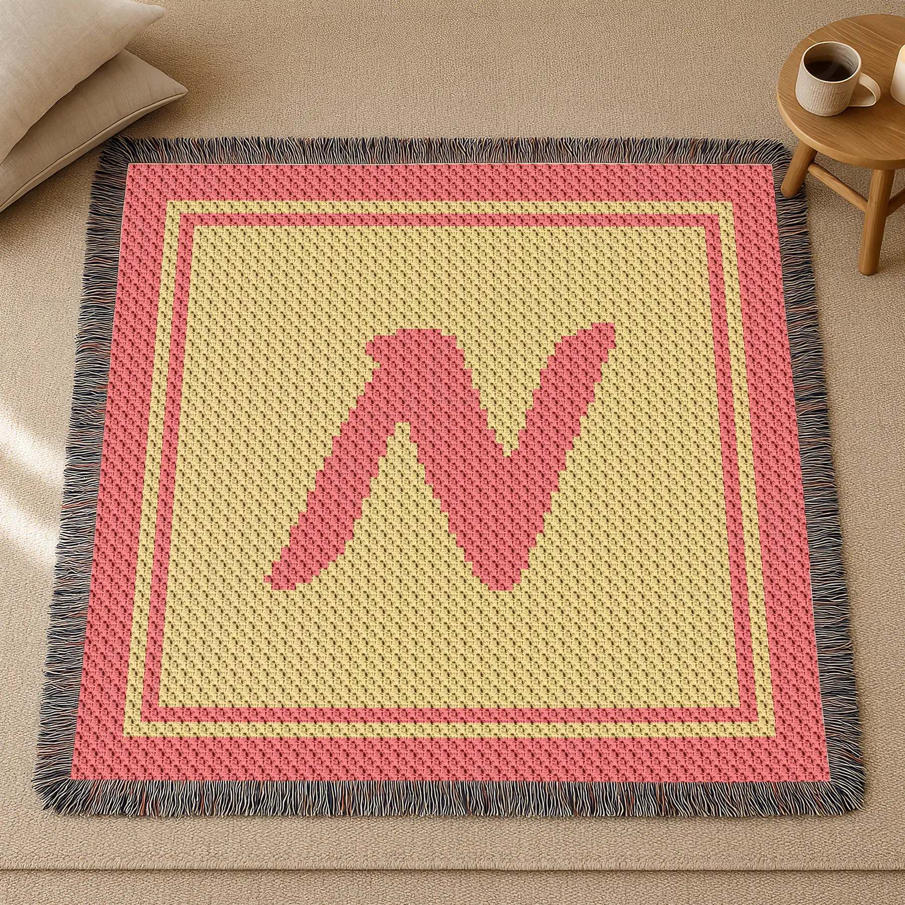 letter n blanket c2c 04 letter n blanket c2c 04
