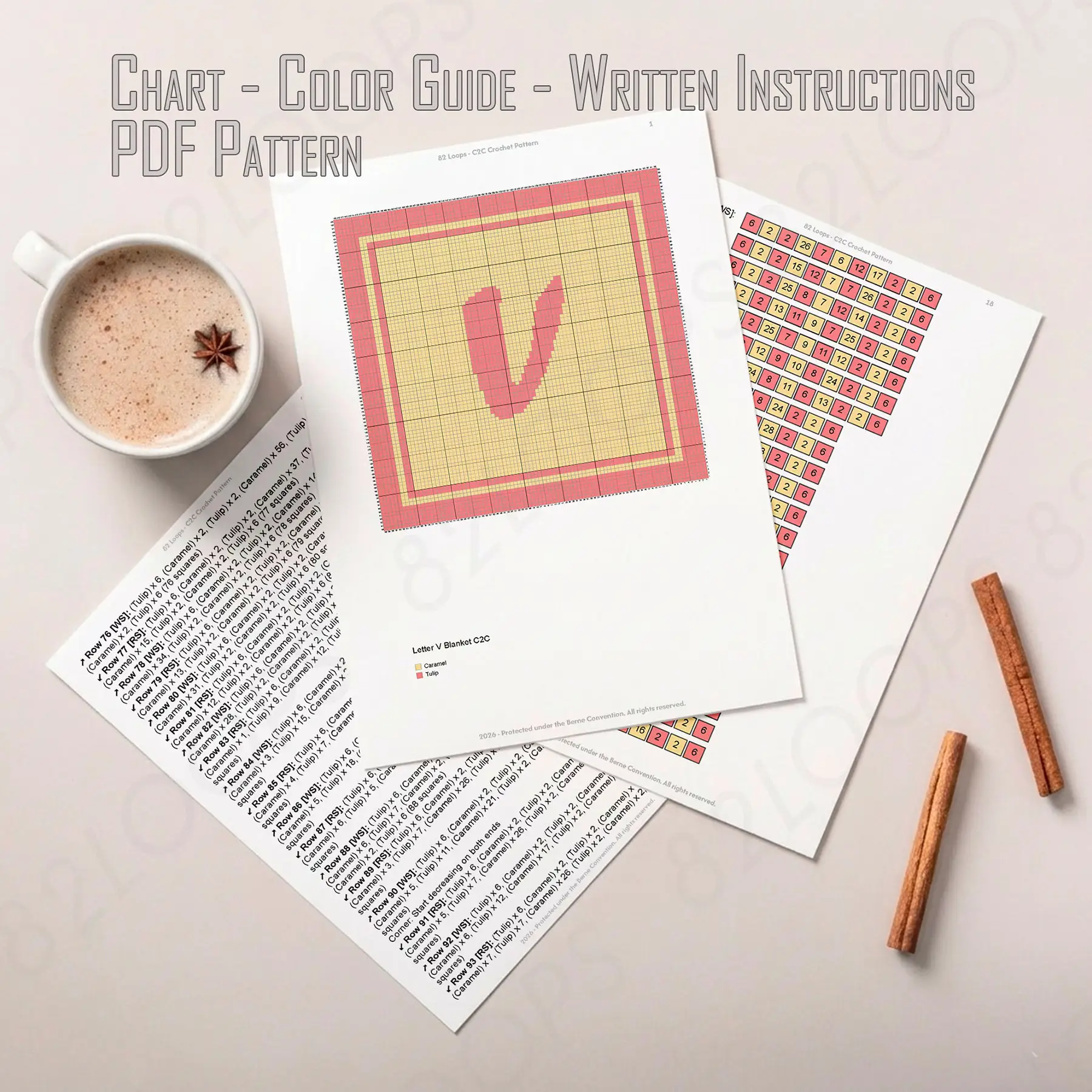 letter v blanket c2c 02 letter v blanket c2c 02