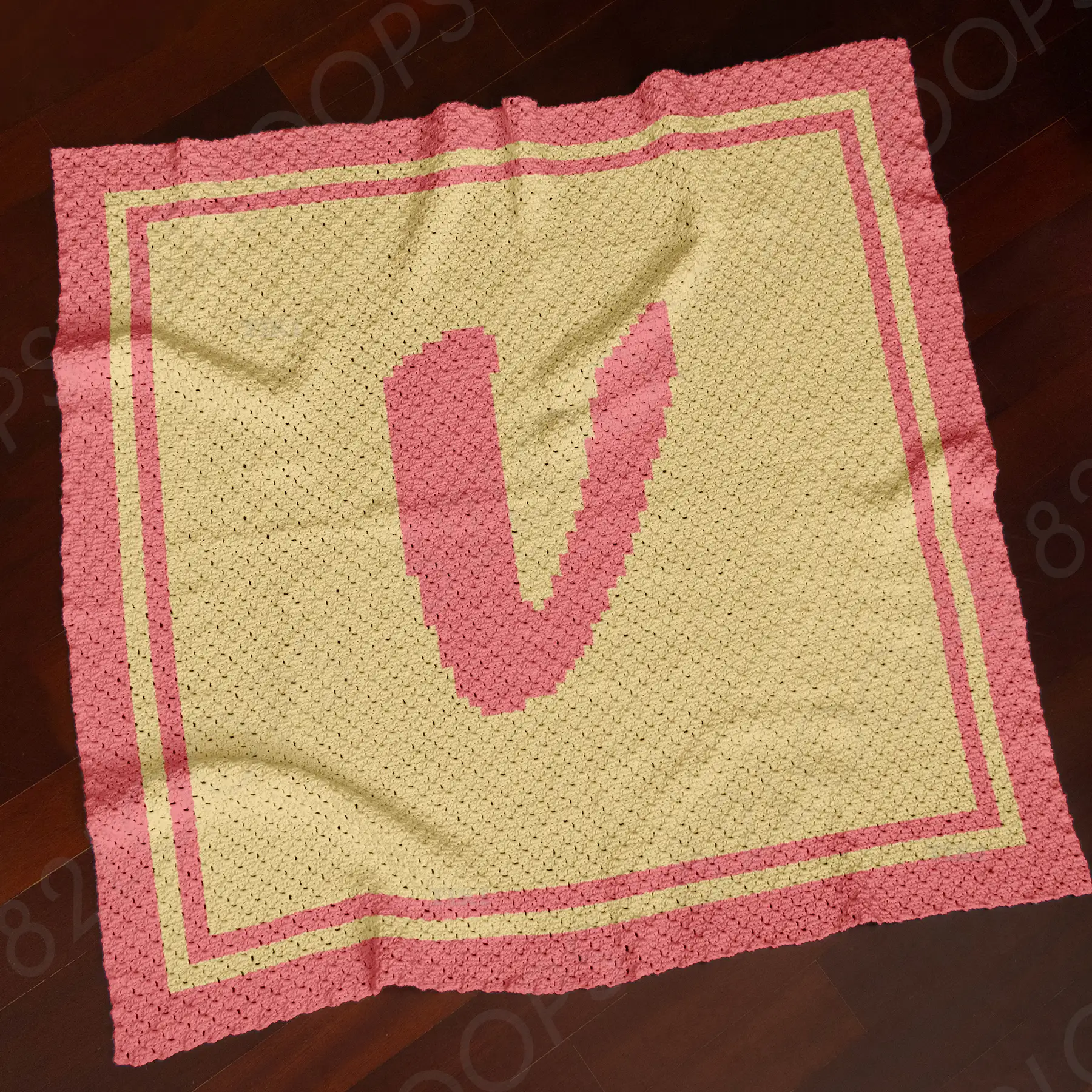 letter v blanket c2c 03 letter v blanket c2c 03
