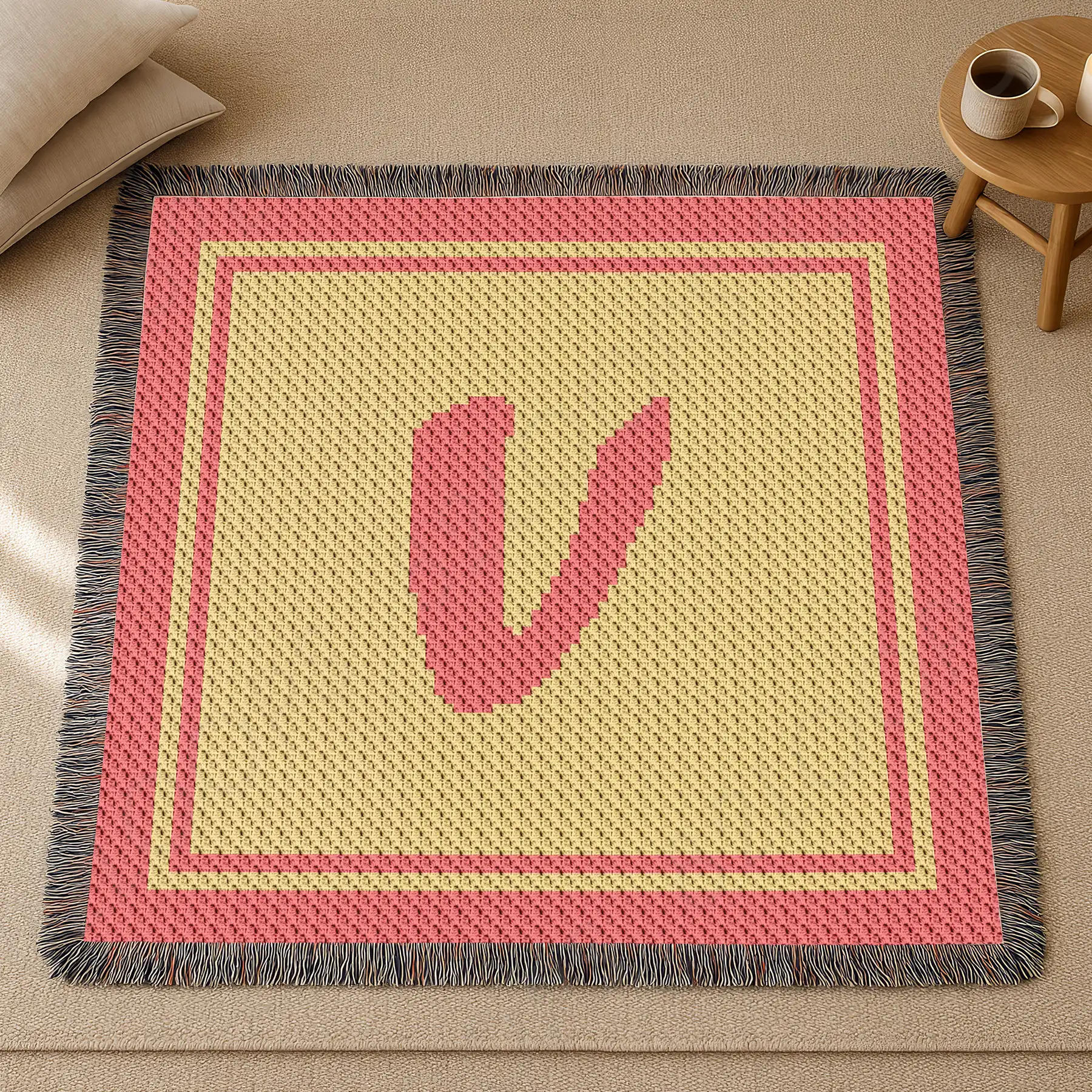 letter v blanket c2c 04 letter v blanket c2c 04