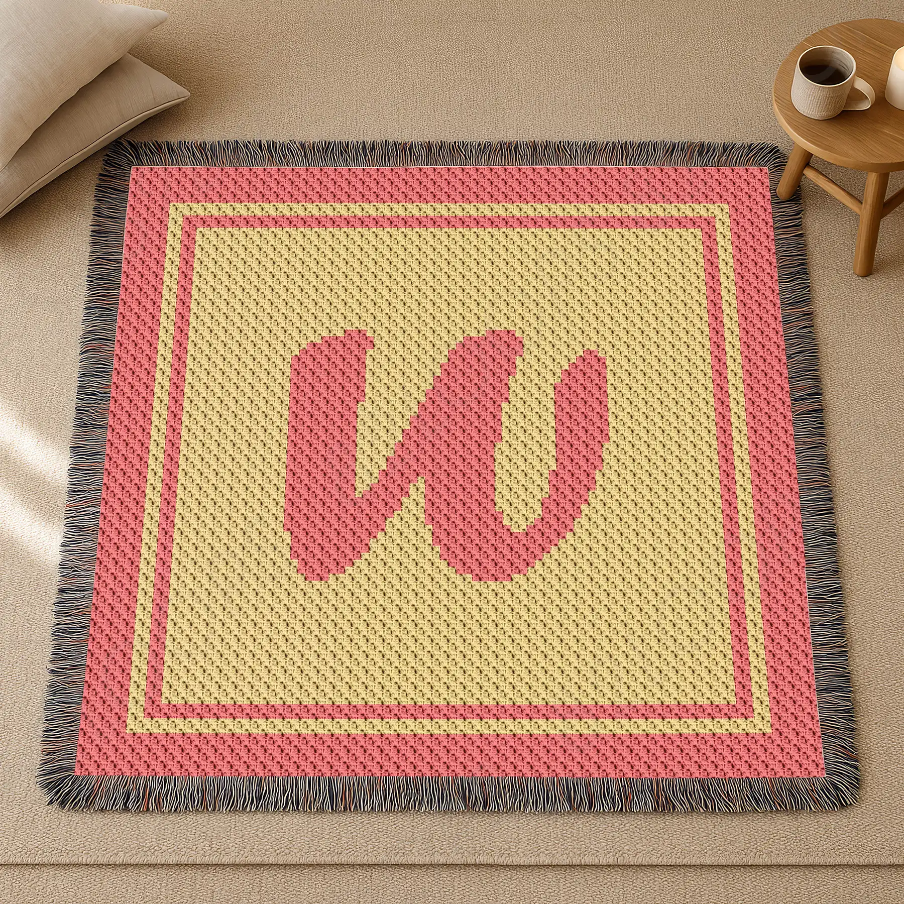 letter w blanket c2c 04 letter w blanket c2c 04
