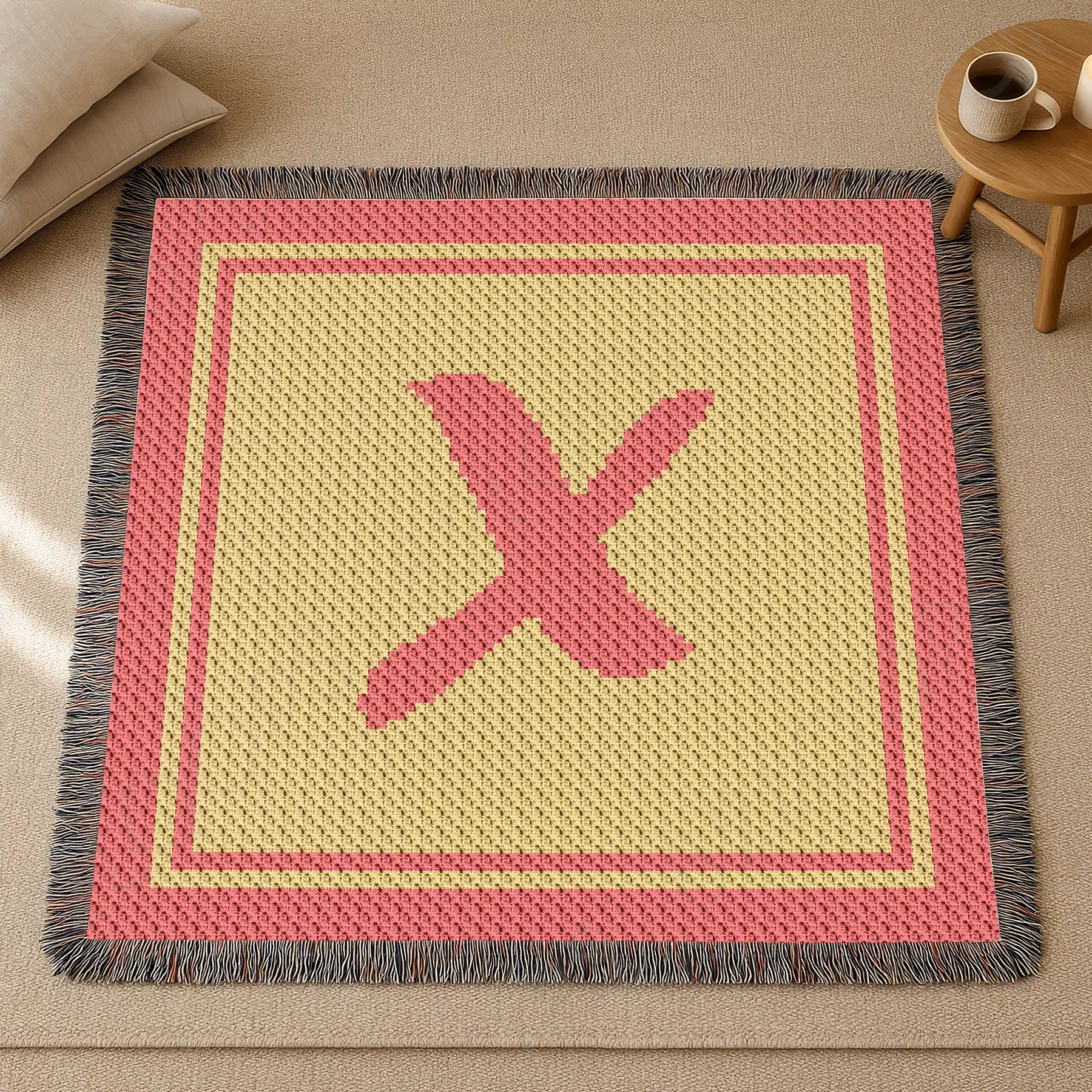 letter x blanket c2c 04 letter x blanket c2c 04