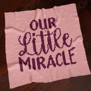 Little Miracle Blanket Crochet Pattern C2C