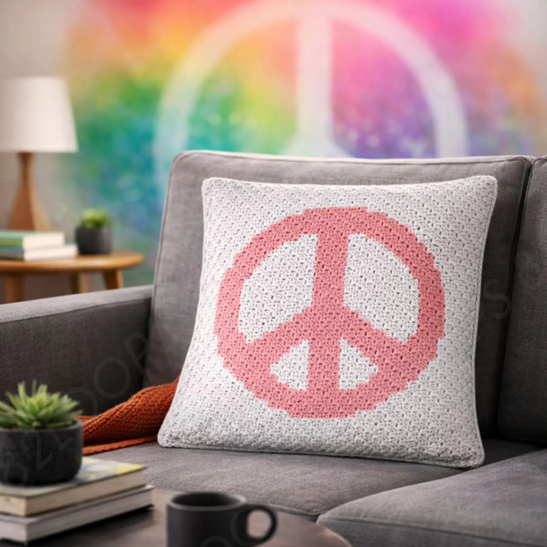 peace pillow mini c2c 03 peace pillow mini c2c 03