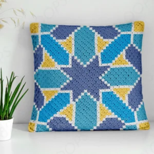 C2C Octagon Pillow Cover Crochet Pattern