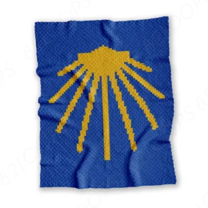 Camino de Santiago Baby Blanket Pattern C2C