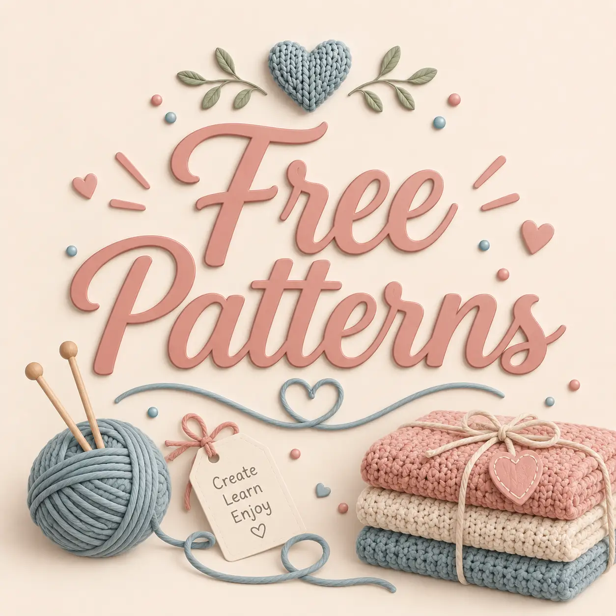 Free crochet and knitting patterns