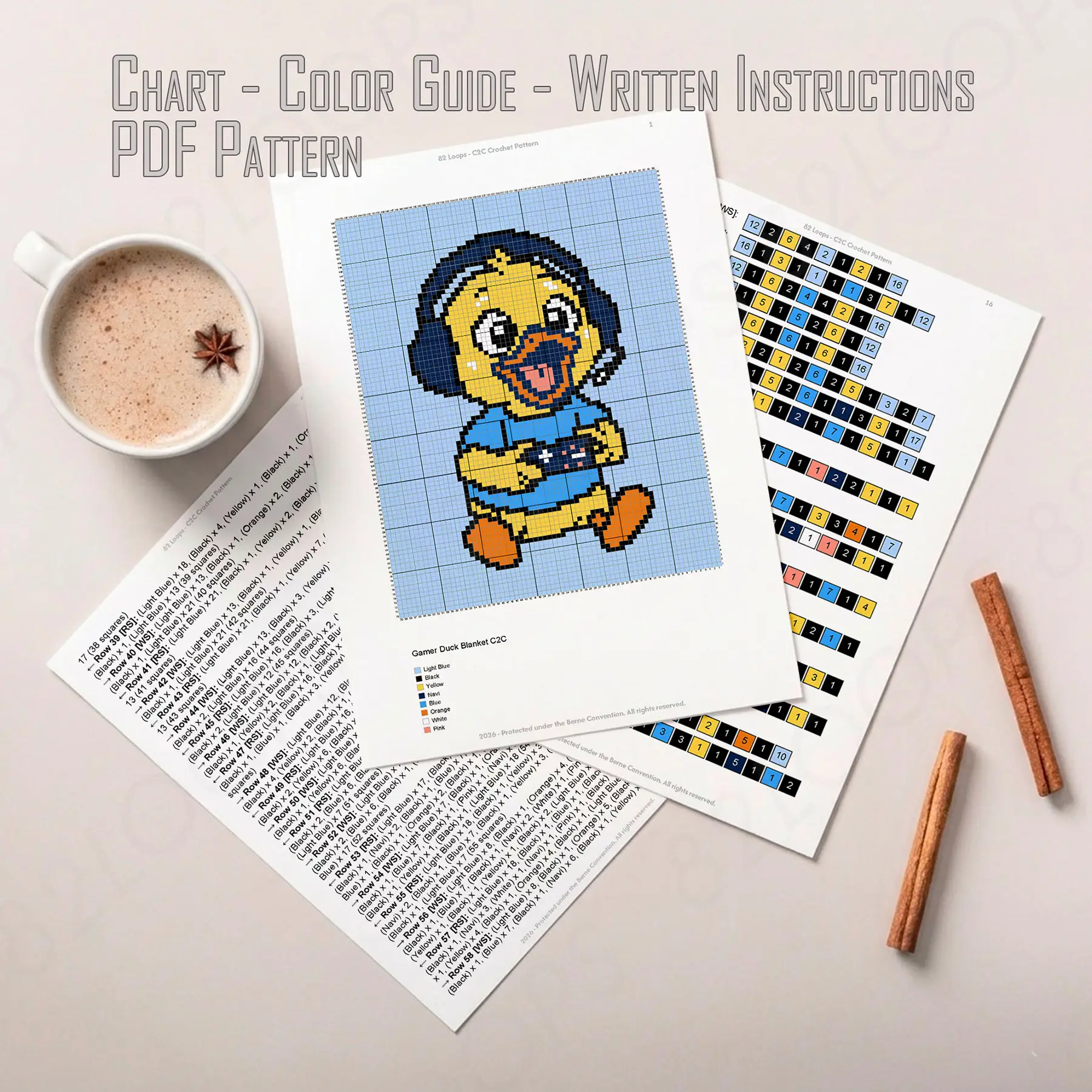 gamer duck blanket c2c 02 gamer duck blanket c2c 02