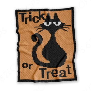 Trick or Treat Baby Blanket Pattern C2C