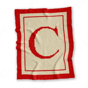 Letter C C2C Crochet Blanket Pattern