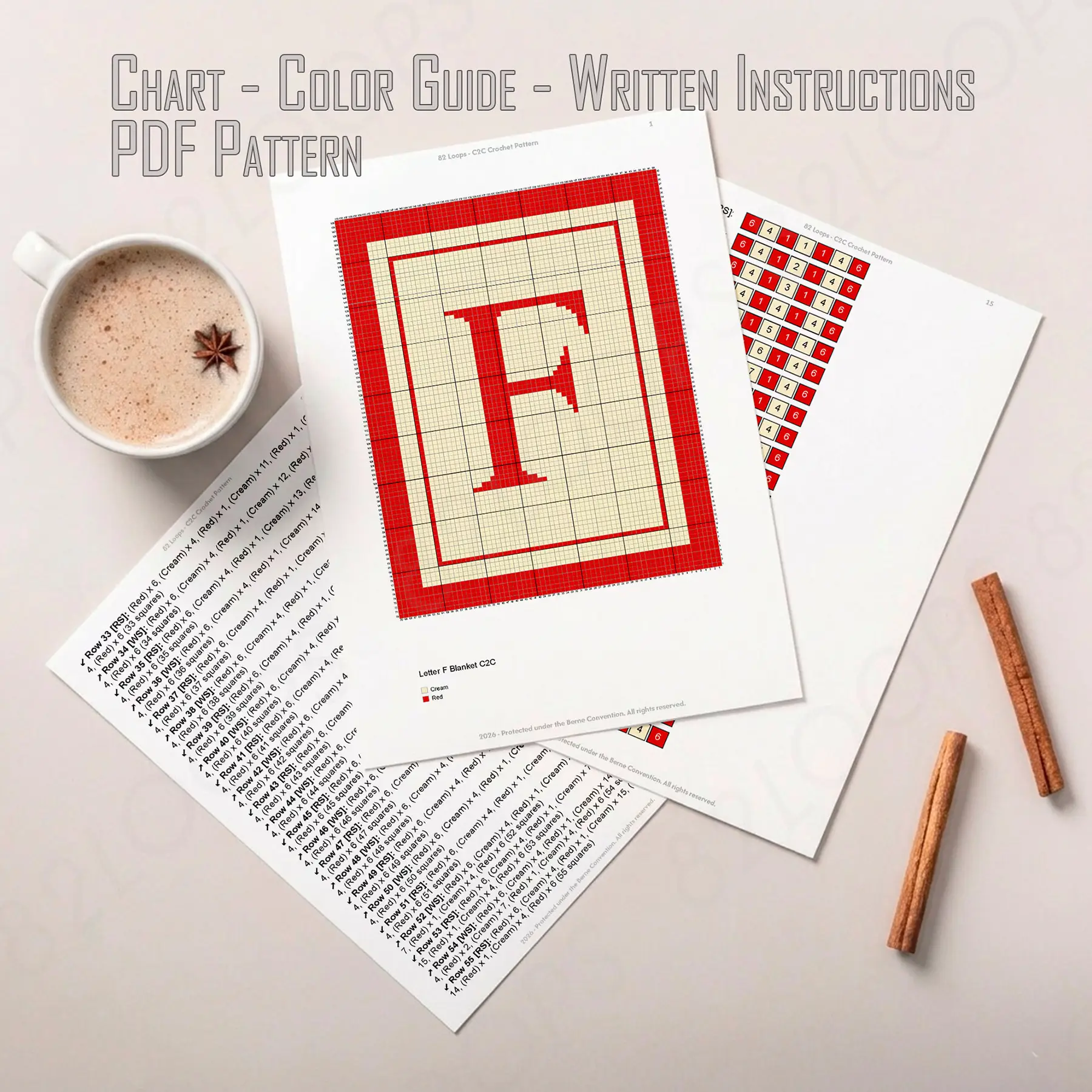 letter f blanket c2c 02 letter f blanket c2c 02