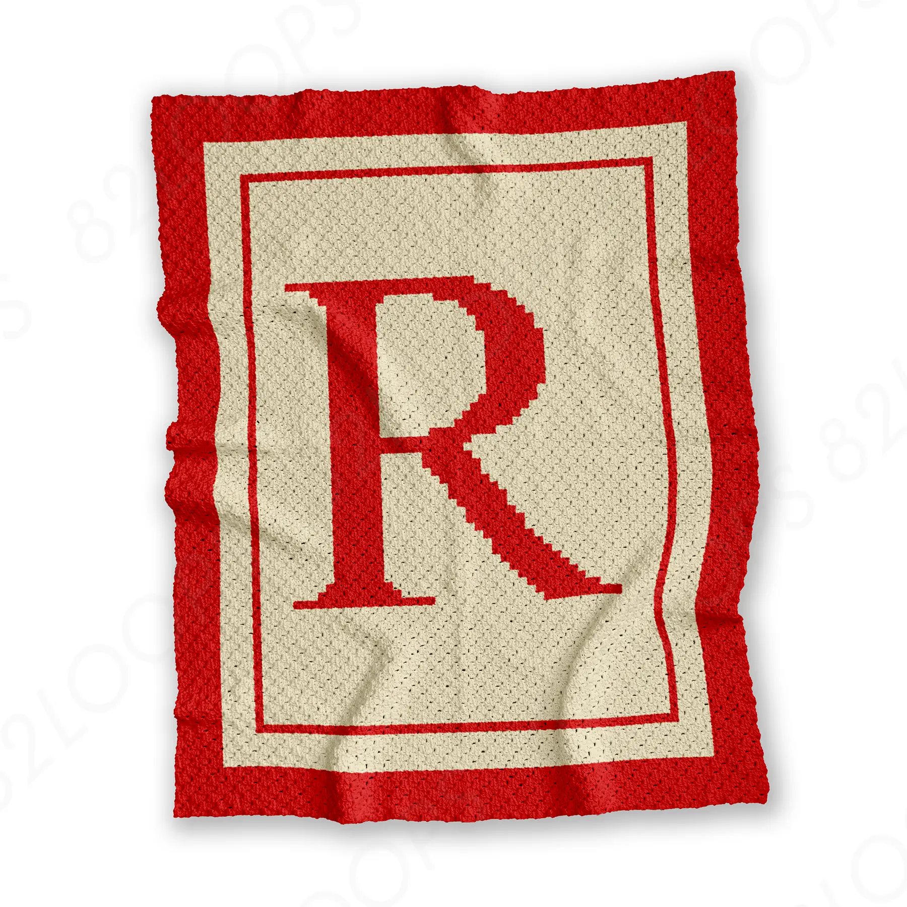 letter r blanket c2c 01 Letter R C2C crochet blanket pattern — an easy, beginner-friendly graph in just 2 colors you likely already have. Simple to crochet yourself or as a cozy gift.