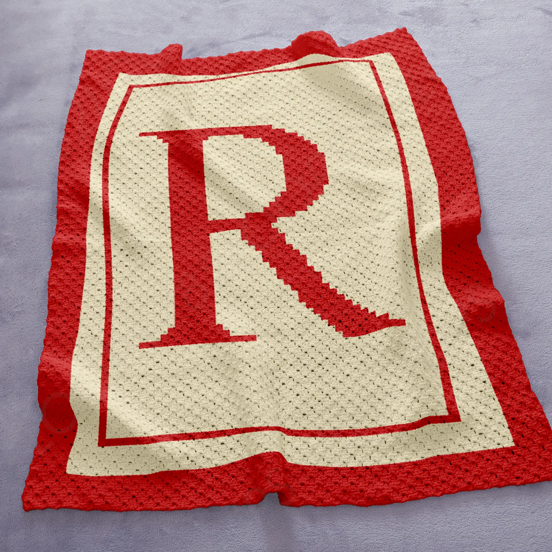 letter r blanket c2c 03 letter r blanket c2c 03