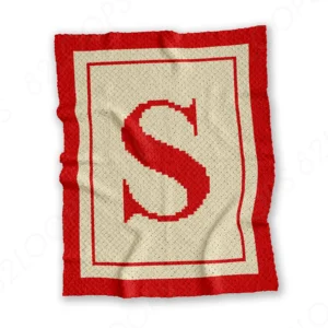 Letter S C2C Crochet Blanket Pattern
