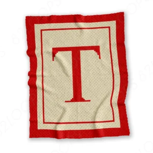 Letter T C2C Crochet Blanket Pattern