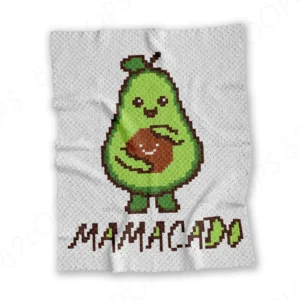 Mamacado Baby Blanket Pattern C2C