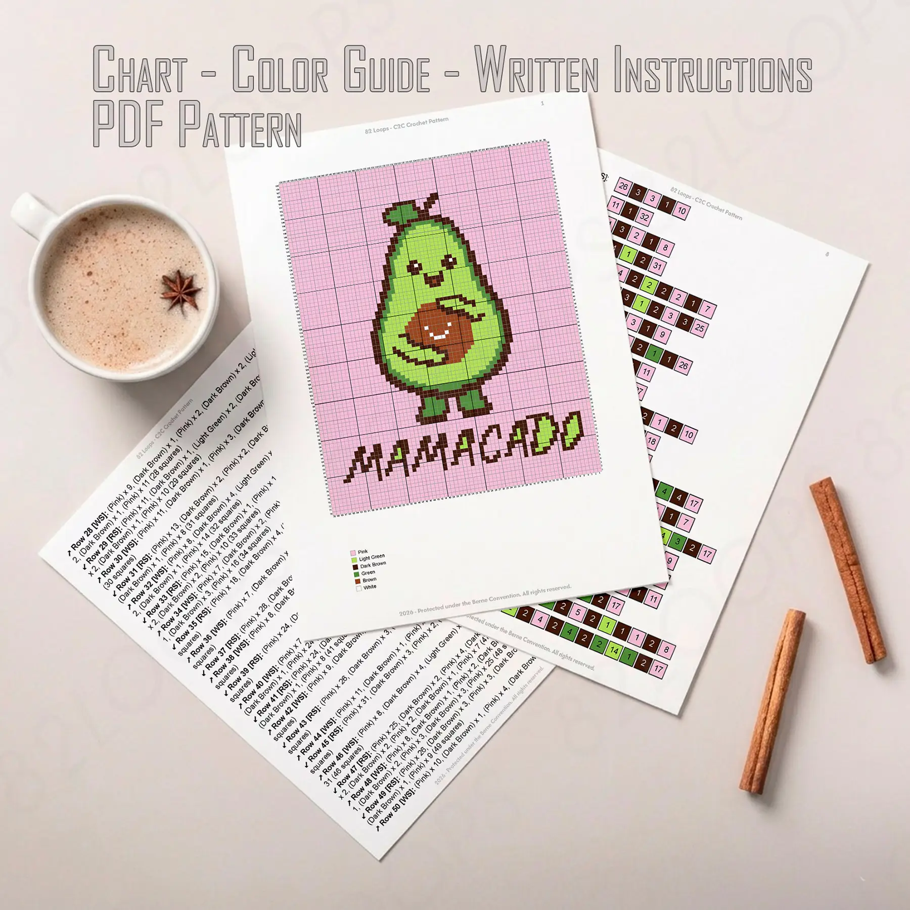 mamacado blanket pink c2c 02 mamacado blanket pink c2c 02