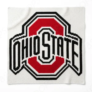 Ohio State Buckeyes C2C Crochet Blanket Pattern