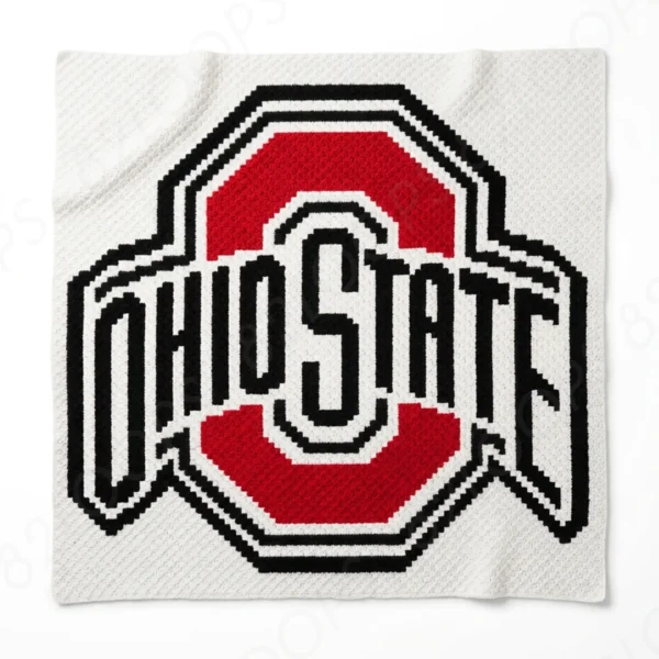 Ohio State Buckeyes C2C Crochet Blanket Pattern