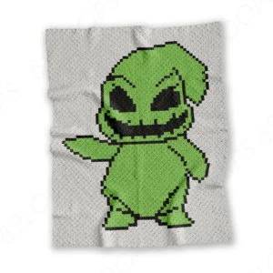 Oogie Boogie C2C Crochet Blanket Pattern