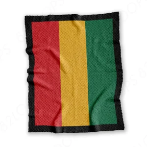 Rasta Stripes Baby Blanket Pattern C2C
