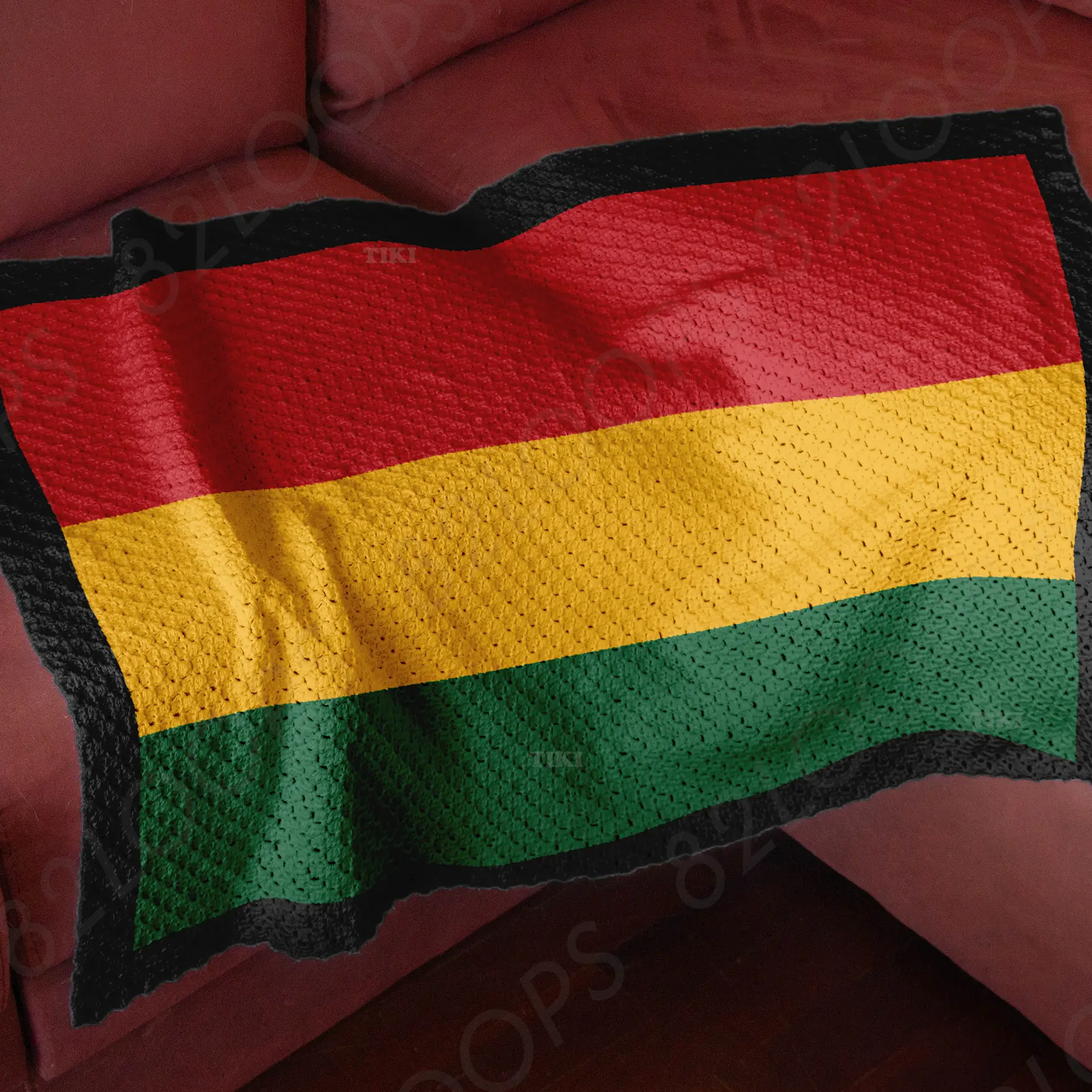 rasta stripes blanket c2c 04 rasta stripes blanket c2c 04