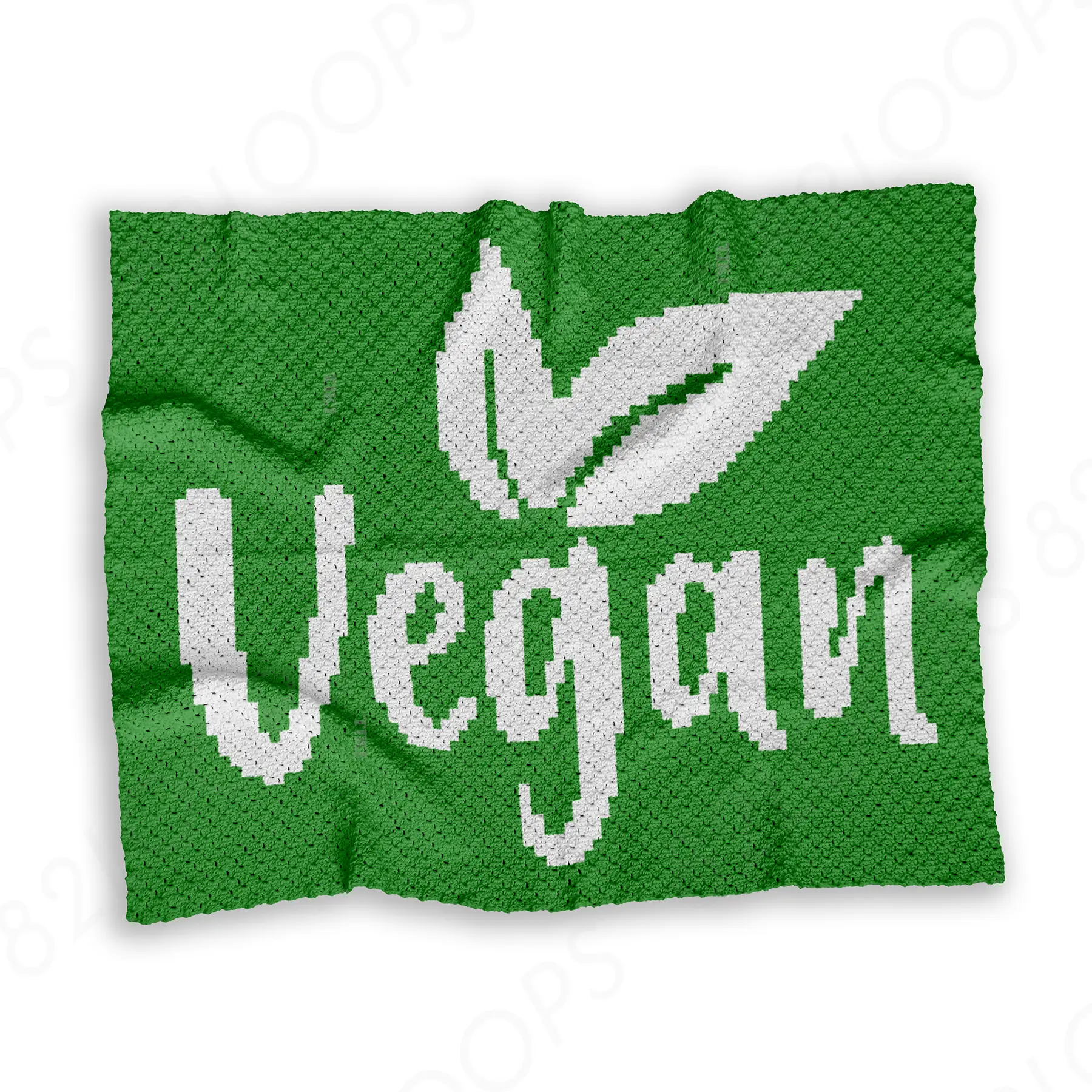 vegan blanket c2c 01 Vegan Baby Blanket Pattern C2C